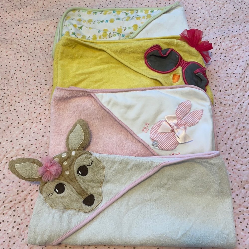 Set of 4 Baby Towels